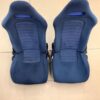 NISSAN SKYLINE R33 GTR GENUINE BLUE FRONT SEATS